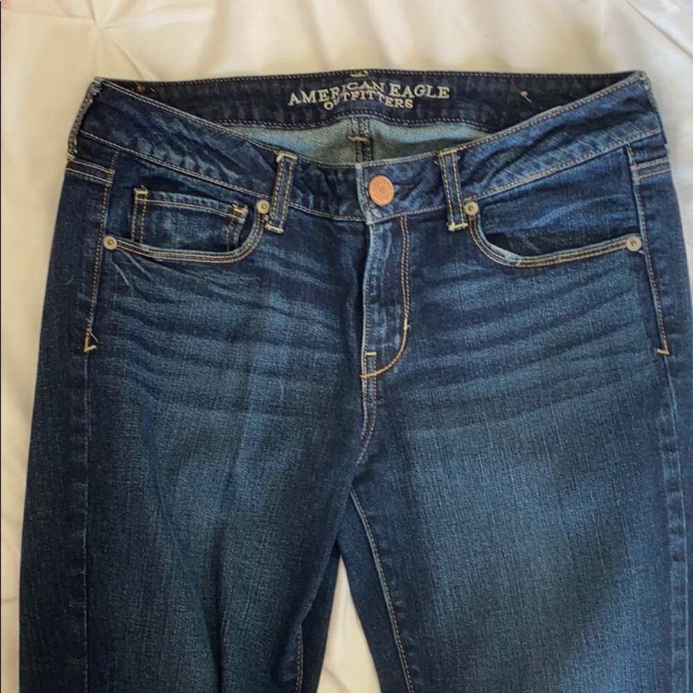 Dark wash American Eagle Outfitters jeans